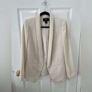 NWOT winter white blazer